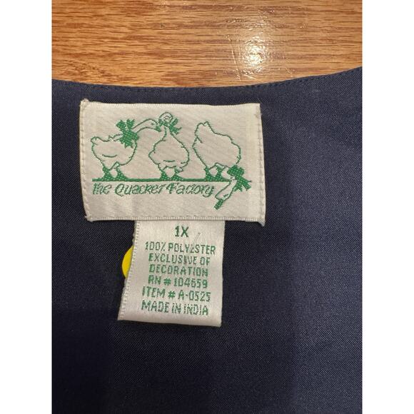 The Quaker Factory‎ Sequins Vest Red White Blue flag 4th of July & flags USA, 1X - Picture 8 of 10